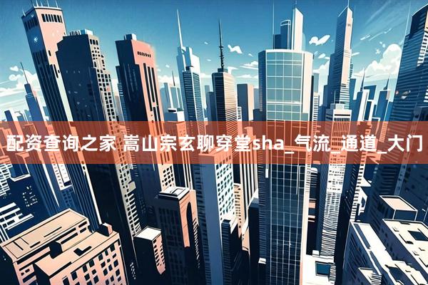 配资查询之家 嵩山宗玄聊穿堂sha_气流_通道_大门